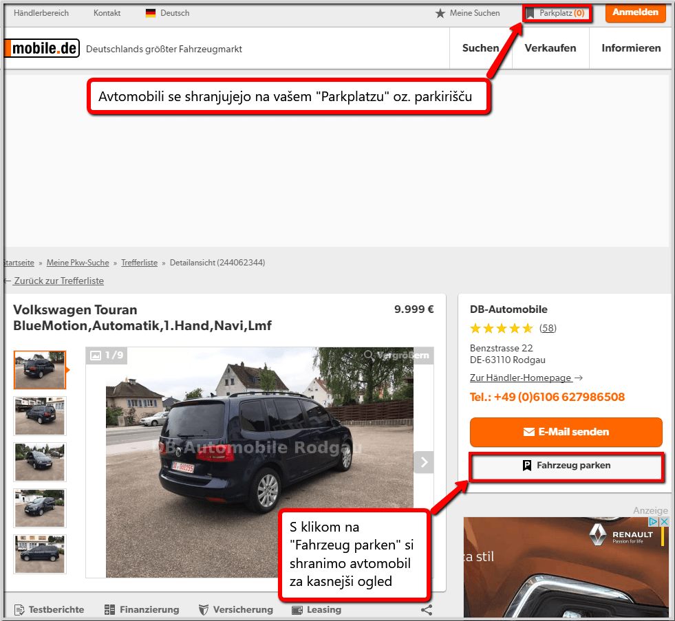 Možnost kasnejšega ogleda