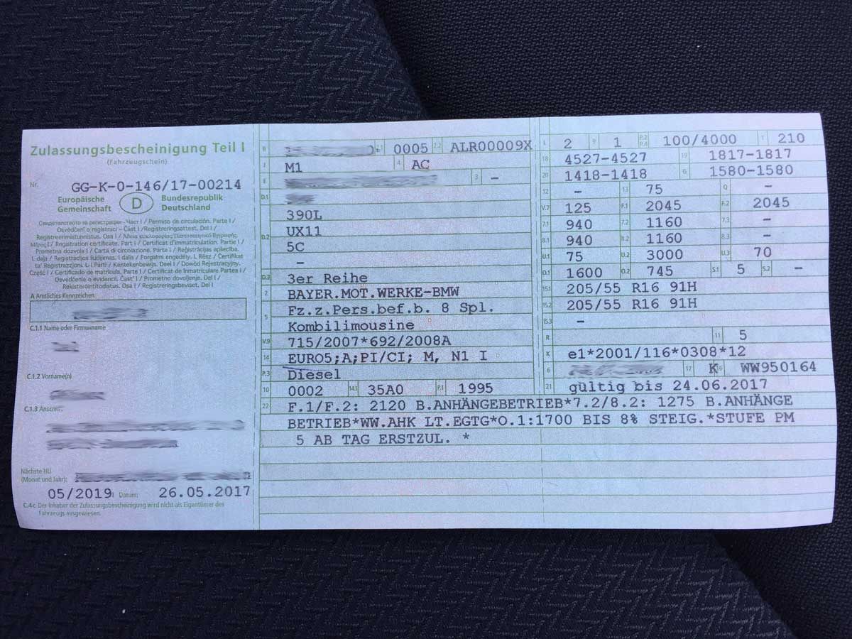 Nemško prometno dovoljenje oz. Brief