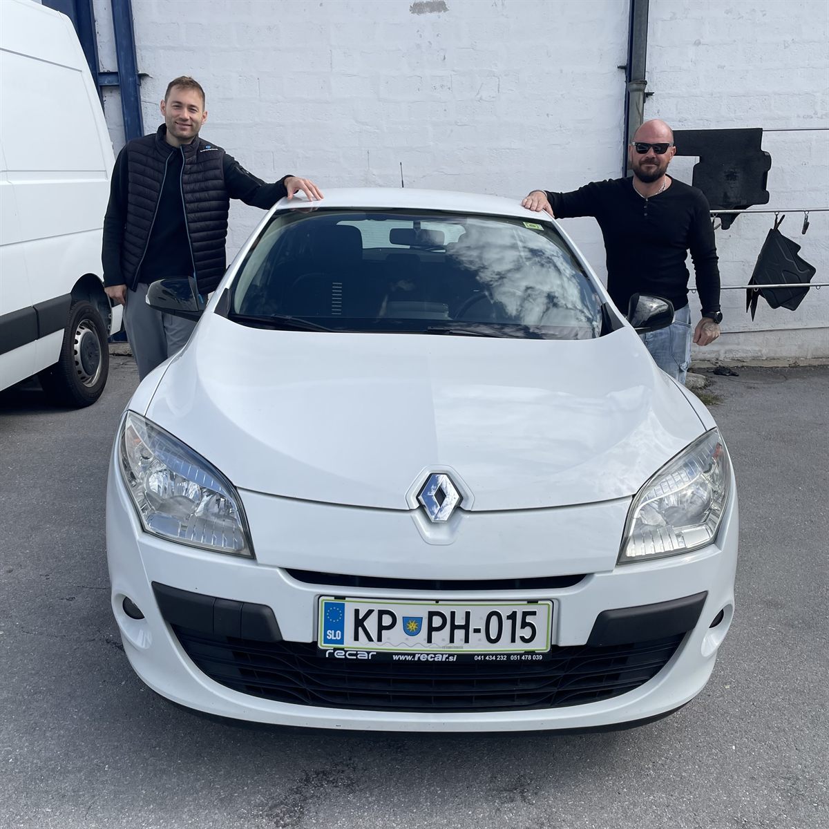 Zadovoljna stranka: Boštjan je izbral Renault Megane