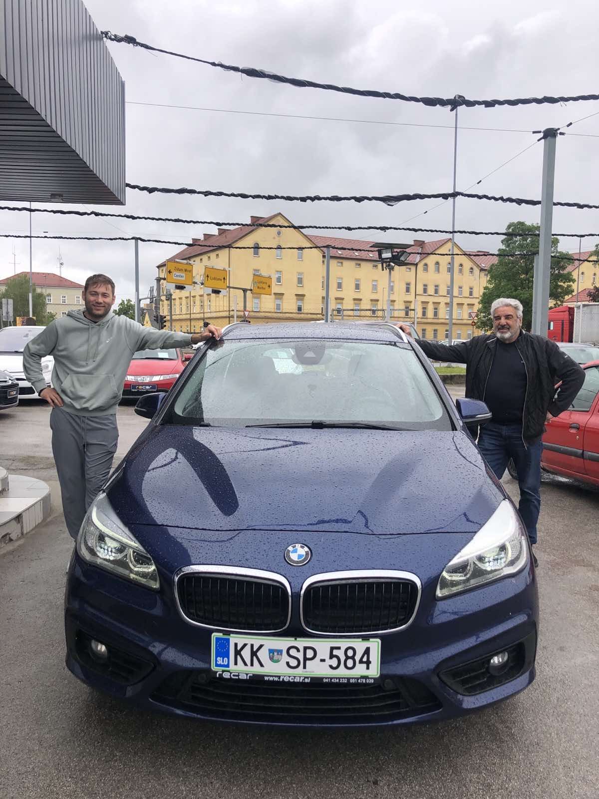 Zadovoljna stranka: Roman je izbral BMW 2 Gran Tourer