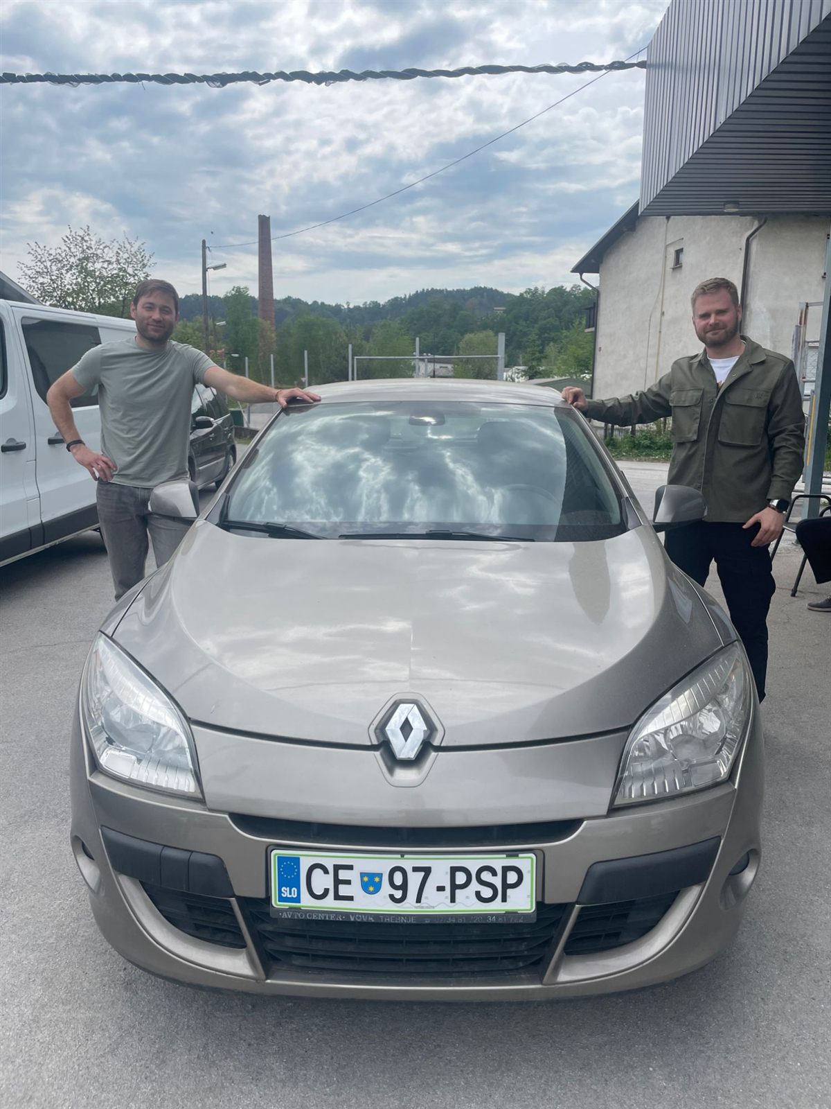 Zadovoljna stranka: Vladislav je izbral Renault Megane